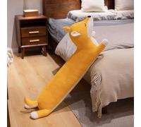 Dachshund Plush Toy, Cuddly Sausage Dog Stuffed Animal, Dachshund Long Plush Pillow, Life-like Stuffed Throw Cushion, Soft Dog Sleeping Pillow for Lounging Napping Sofa Cushion Decor (Yellow,120cm)