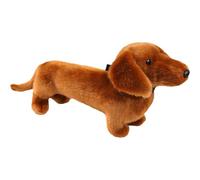 Dachshund Plush Toy - Realistic Stuffed Doll, Cute Animal Figure |20cm, Soft Comfort Companion Gift Item, Adorable Sausage Dog Design Ultra Fabric Filling Durable Stitching Construction With