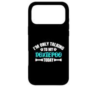 Dachshund Poodle Mix I'm Only Talking To My Doxiepoo Today Case for iPhone 17 Pro Max