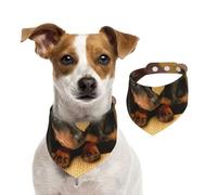 Dachshund Puppies Pets Dogs Small Dachshund,Dog Bandanas Cotton Pet Scarf Adjustable Bibs for Pet,L