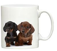 Dachshund Puppies sausage dog mug with dogs on ceramic dog lover gifts great for tea and coffee