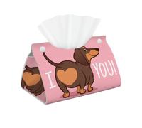 Dachshund Puppy Dog, Long Tissue Box Cover Tissue Box Holder Tissue Dispenser Tissue Holder
