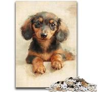 Dachshund Retro 2000 Pieces Jigsaw Puzzle For Adults Teens,Brain Intelligence Challenge Addictive Toys for Home Decoration (70X100cm)