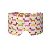 Dachshund Sausage Dogs Cute Dog, Full Eye Covers Light Blocking Eye Mask Sleep Eye and Ear Muffs