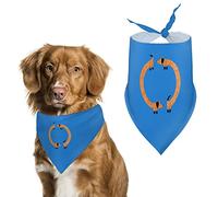Dachshund Sausage Dogs Dog Bandanas Triangle Dog Bibs Cute Pet Scarf Kerchief for Small Medium Large Pet