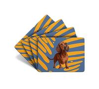 Dachshund - Set of 4 Table Mats - Leslie Gerry Animal Gifts