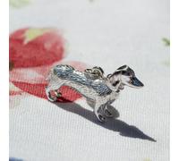 Dachshund Silver Charm