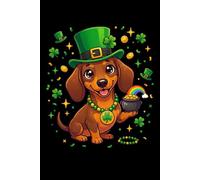 Dachshund St Patrick Irish Dog Lovers Notebook Journal: Perfect for note-taking, planning, work, travel, idea jotting, habit tracking, 120 Pages, Medium 6 x 9 Inches