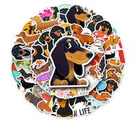 Dachshund Stickers,100 P-cs Dachshund Sticker Dachshund Sticker Pack Dachshund Dog Stickers Sausage Dog Stickers Waterproof Dog Decals for Waterbottles, Laptop, Phone, h-ydro Flask