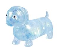 Dachshund Stress Toy, Glitter Sausage Dog Fidget Squeeze Toy, Soft Sensory Squeeze Ball, Sparkly Cute Mini Dog Stress Relief Toys For Kids, Adults, Office, Home, Workers, Study Break