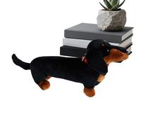 Dachshund stuffed animal - 37cm/14.57 inches dog hugging doll toy | children's stuffed animal pillow, detailed and versatile c reatio for kids adults nursery home sofa bed playroom car birthday holida