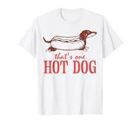 Dachshund That's One Hot Dog Fun Art T-Shirt