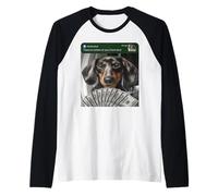 Dachshund There is Motion At Your Front Door Dog Silly Raglan Baseball Tee
