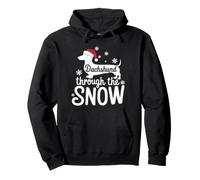 Dachshund Through The Snow Christmas Dachshund Lover Owner Pullover Hoodie
