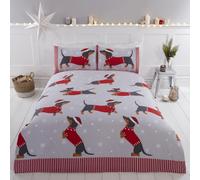 Dachshund Through The Snow Duvet Set - King