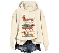 Dachshund Through The Snow Sweatshirt Christmas Dachshund Hoodie