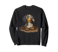 Dachshund too Brave to Stop digging bold backyard tunnels Sweatshirt