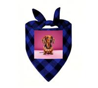 Dachshund Weiner Dog Dog Bandanas for Small Medium Large Dogs Cats | Soft Polyester Pet Triangle Scarf Kerchief Novelty Pet Bib for Birthday, Photo Shoots, Wedding, Parties Pet Accessories