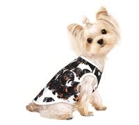 Dachshund Weiner Pet Dog print Dog Shirts for Small Dogs Stretchy T-Shirts Lightweight Tank Top Sleeveless Striped Vest