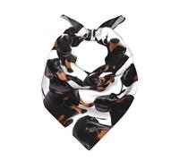 Dachshund Weiner Pet Dog Print Paisley Bandanas for Men and Women,Neck Gaiter Headwear Head Wrap Face Mask Scarf.