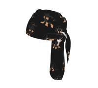 Dachshund Weiner Pet Dogs Printed Breathable Cycling Cap, Moisture Wicking Headwrap Do Rag, for Tactical Paintball Use