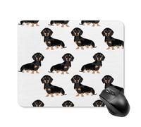 Dachshund Weiner Pet Dogs Square Mouse Pad Portable Computer Mousepad with Non-Slip Rubber Base 20 * 25cm Ultra-Thin Gaming Mouse Mat for Computer Laptop Office Desk Accessories
