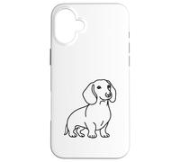 Dachshund Weiner Sausage Dog Case for iPhone 16 Plus