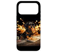 Dachshund Wiener Dog Sunglasses Eating Pizza At Night Case for iPhone 17 Pro Max