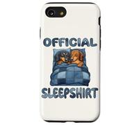 Dachshund Wiener Dogs PJs Denim Patches Official Sleepshirt Case for iPhone SE (2020) / 7/8