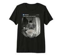Dachshund with Money Motion Front Door Premium T-Shirt