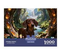 Dachshund1000 Piece Puzzle Puzzle Cute Dogs A Challenging Puzzle Gifts for Women And Men 70x50cm/1000pcs