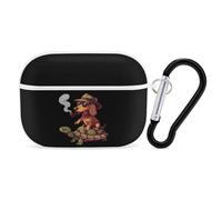 Dachshunds Dog Riding Turtle Earphone Case PC Bluetooth Earbud Cove Headphone Cases Compatible with Airpods Pro White-style