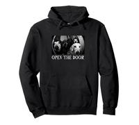 Dachshunds Dogs Street Gang Fish eye Open The Door Pullover Hoodie