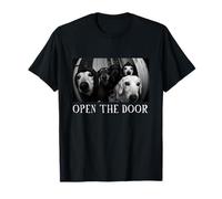 Dachshunds Dogs Street Gang Fish Eye Open The Door T-Shirt