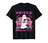 Dachshunds Funny Joke People Creepy Halloween Boo Owner T-Shirt