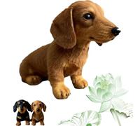 Dachy 2.0 Ai Powered Plush Dog, Dachy 2.0 - The Ai-Powered Dachshund - Emotional Healing On Demand Plush, Ealistic Robot Dog With Interactive Motion(Yellow)