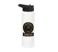 Dacia Ancient Dacian Tribes Symbol Stainless Steel Insulated Water Bottle