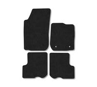 Dacia Logan (2012-2020) Car Mats Accessories Tailored Fit Carpet Floor Mats Non Slip Black Trim Full Coverage Compatible Accessory Front Rear Set Anti Slip Granulated Backing Hand-Finished Clips