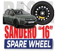 Spare Wheel Peugeot 208 16" 125/85 R16 Free Jack DOT2025 4 Holes