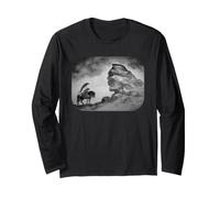 Dacian Warrior and Great Sphinx Romanian Heritage Long Sleeve T-Shirt