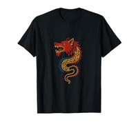 Dacian Wolf Romania Ancient Symbol Heritage Pride T-Shirt