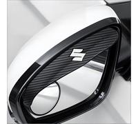 DACINHFB 2 Pcs 2-in-1 Blind Spot Mirror & Rain Guard for Suzuki Vitara 2014-2021 2022 2023 2024, 360° Wide Angle Convex Mirror with Side View Mirror Rain Shield