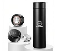 DACINHFB Smart Temperature Display Travel Mug for Mazda BT-50 Freestyle Cab I 2006-2008, 500ml Vacuum Insulated Stainless Steel Flask with Tea Infuser Leakproof Coffee Cup