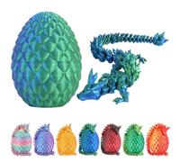 Dacnod 3D Printed Dragon Eggs for Boys Kids Toys Easter Basket Stuffers Mysterious Surprise Animals Party Decor Favors