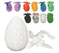 Dacnod 3D Printed Dragon Eggs with Wings Adult KidsToy Easter Figures Props