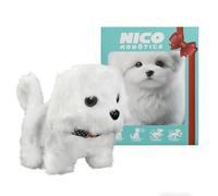 Dacnod Wuffy Robot Dog Realistic Puppy Barking Walking Tail Wagging Thanksgiving Christmas Birthday Plush Toys Gifts for Kids and Acts Like a Real Dog