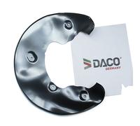 Brake disc cover Front Axle Left 610218 DACO Germany for AUDI A6 C7 A5 Q5 A4 B8
