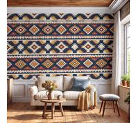 DACRWEKZ 3D Panoramic Wallpaper Exotic Wall Mural | Rhomboid Zigzag Wave Poster Photo Wallpaper Wall Paper Feature Home Decor for Bedroom Living Room Office Deer Head