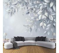 DACRWEKZ 3D Wall Minimalism Wallpaper, Leaf Illustration Wall Mural Decoration Poster Picture Design 150 x 105 cm Mural for Living Room Kids Bedroom