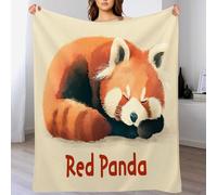 DACRWEKZ Cute raccoon text pattern Print Blanket and Throws Animal prints Gifts Throw Blankets Soft Warm Flannel Bedding Blanket for Girls Kids Adults Couch Travel 220 x 240cm